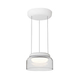 Totem Mini Downlight Pendant: E + Clear + White