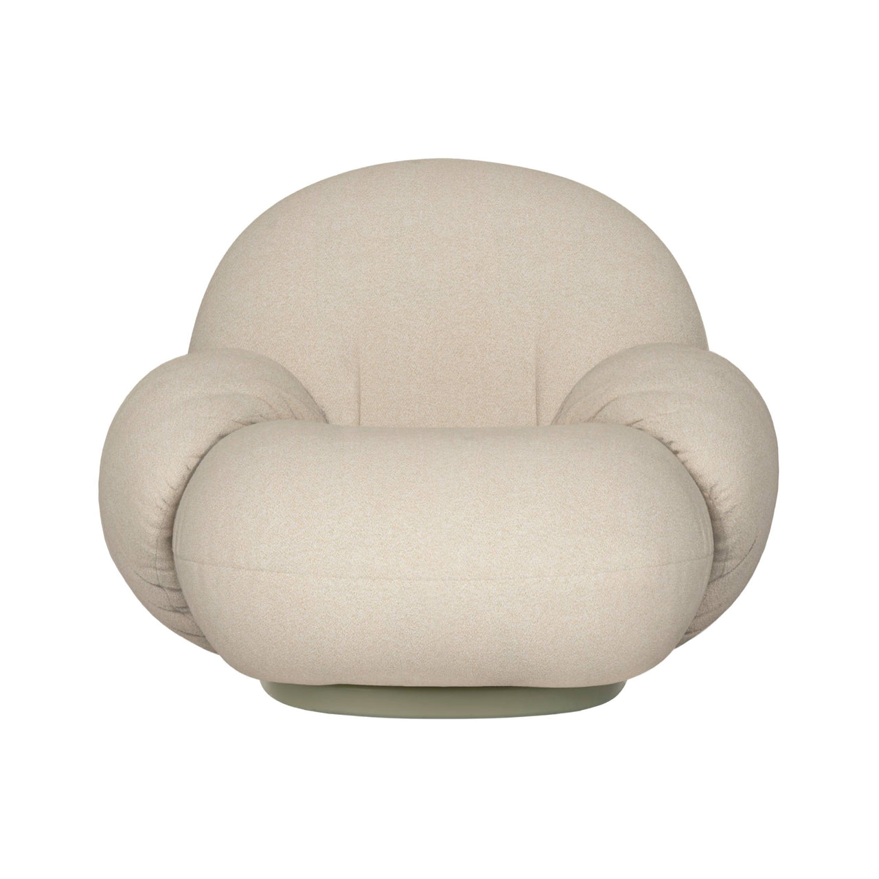 Pacha Outdoor Lounge Chair with Armrest: Swivel Base