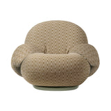 Pacha Outdoor Lounge Chair with Armrest: Swivel Base