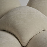 Pacha Sofa: 2-Seater with Armrests and Ottoman + DI