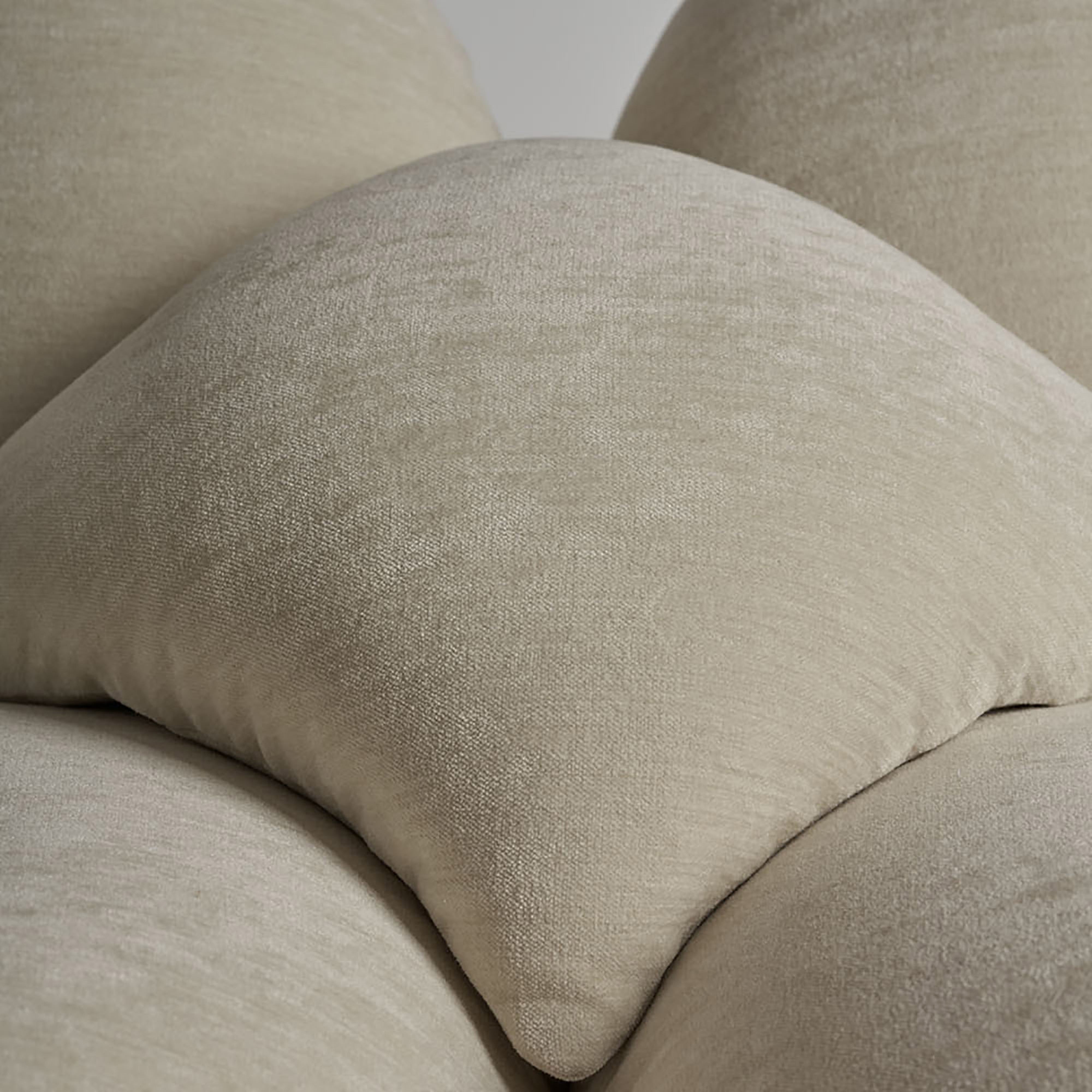 Pacha Sofa: 3-Seater with Armrests and Ottoman + DI