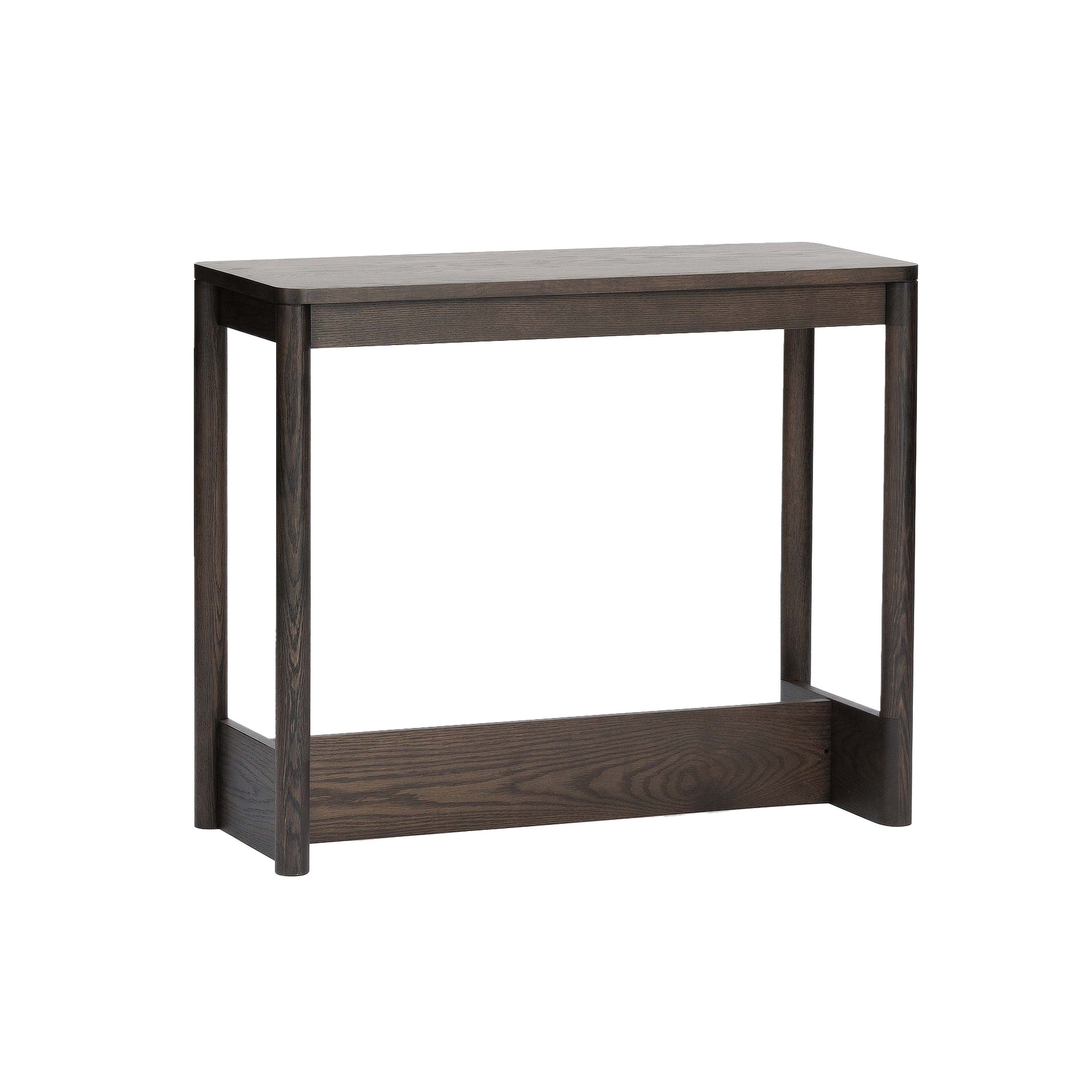 Koyabari Console Table: High + Small + Smoked Oak