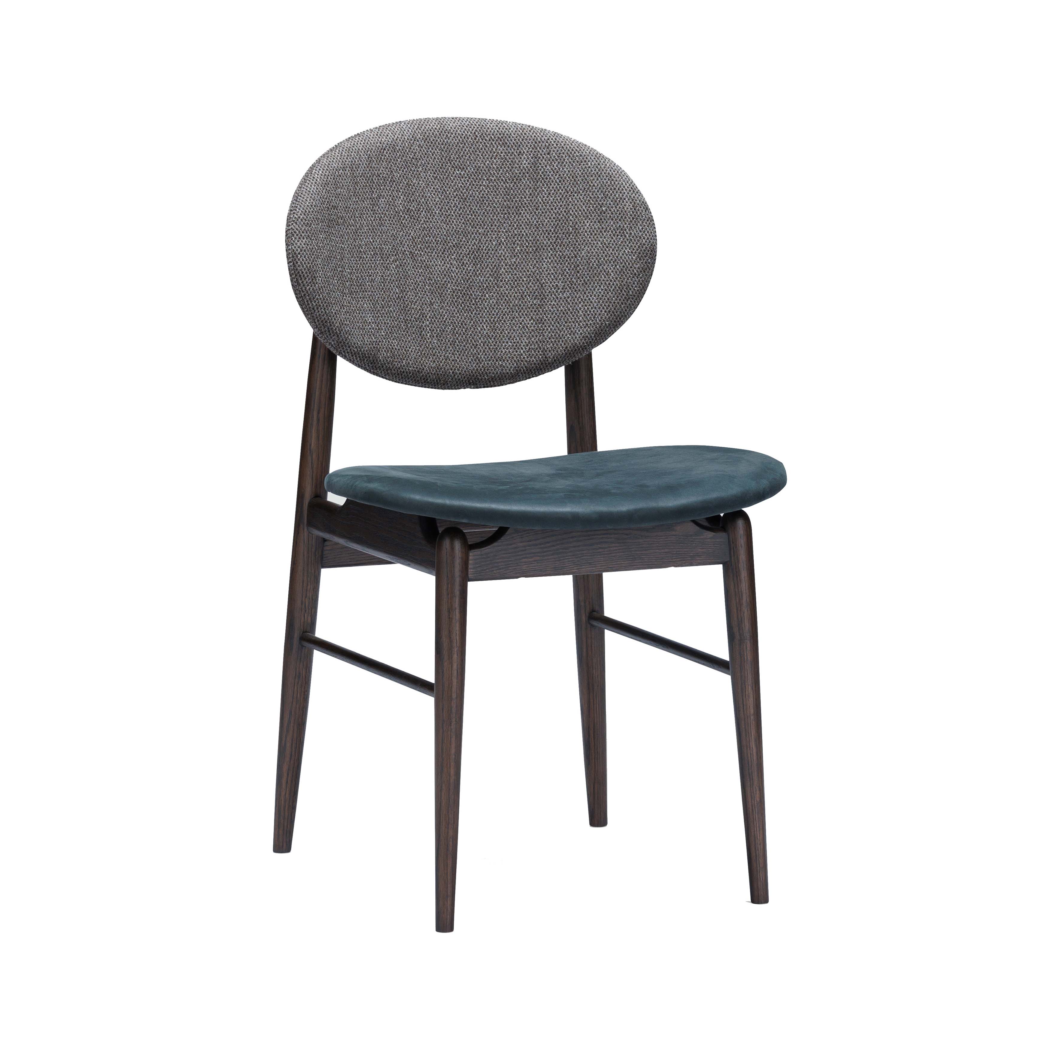 Outline Seat + Back Upholstered Chair: Set of 2