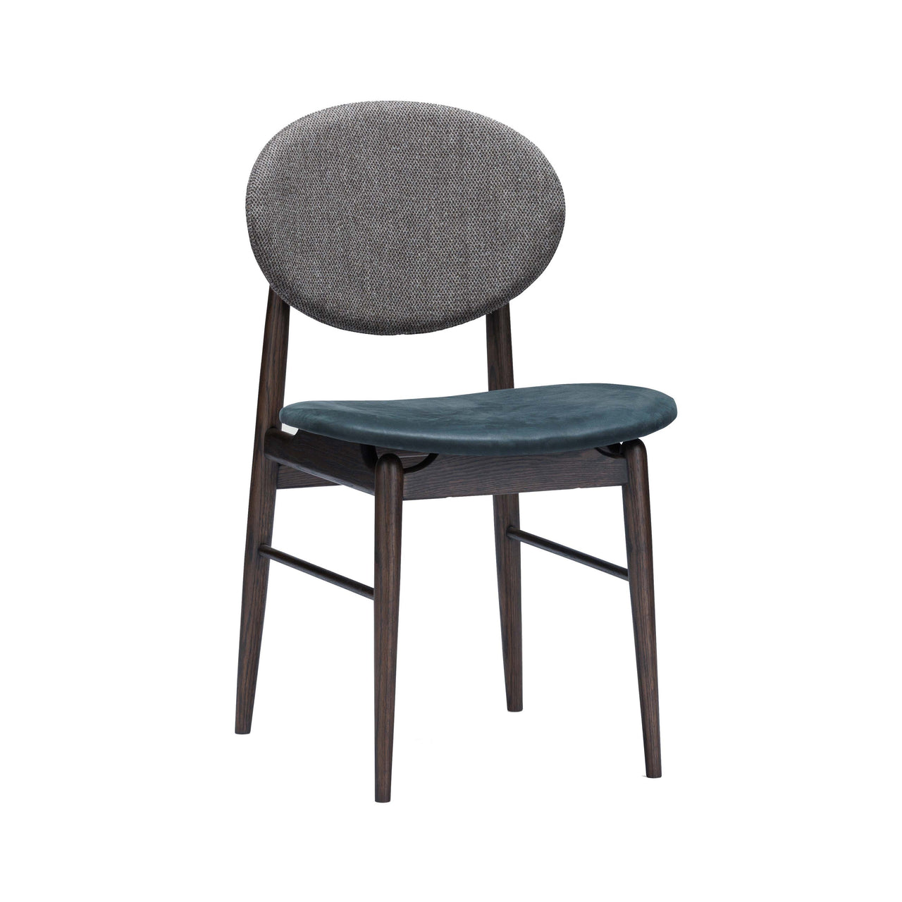 Outline Seat + Back Upholstered Chair: Set of 2