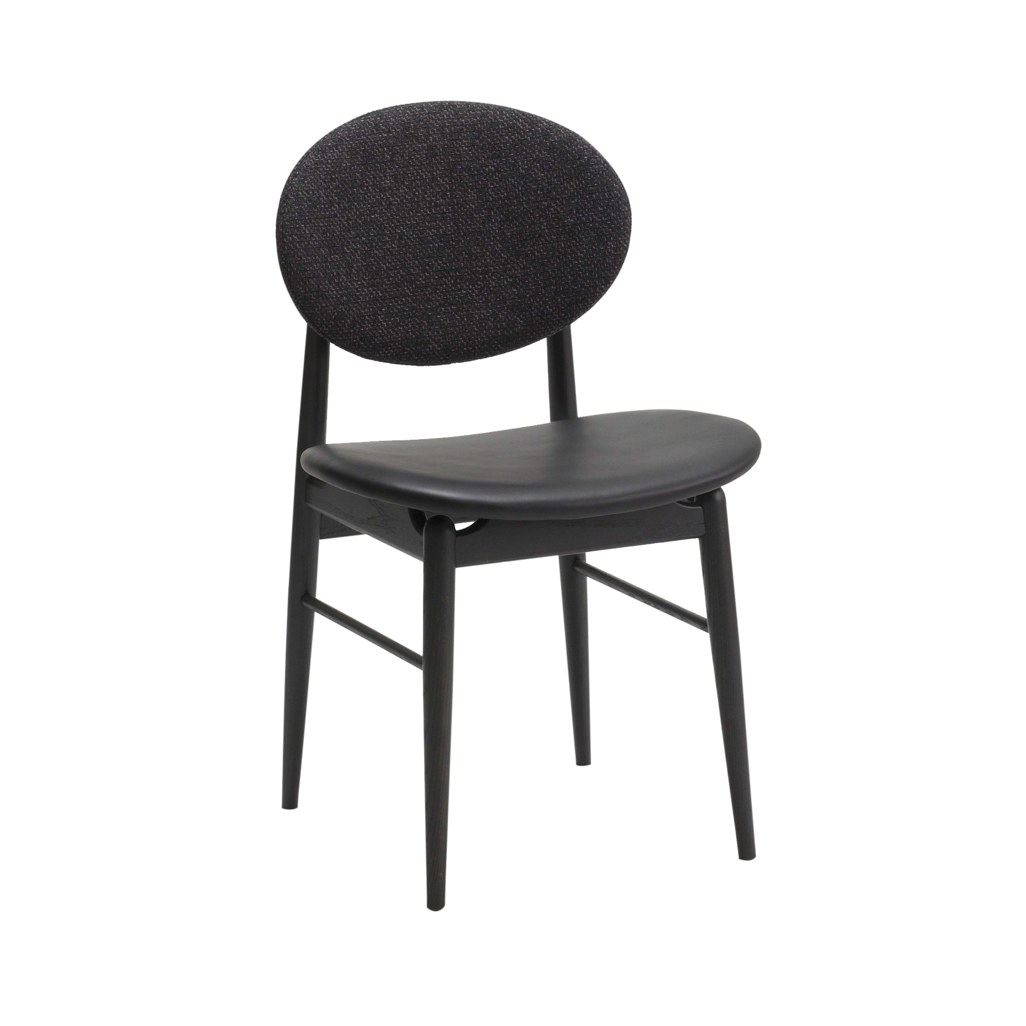 Outline Seat + Back Upholstered Chair: Set of 2