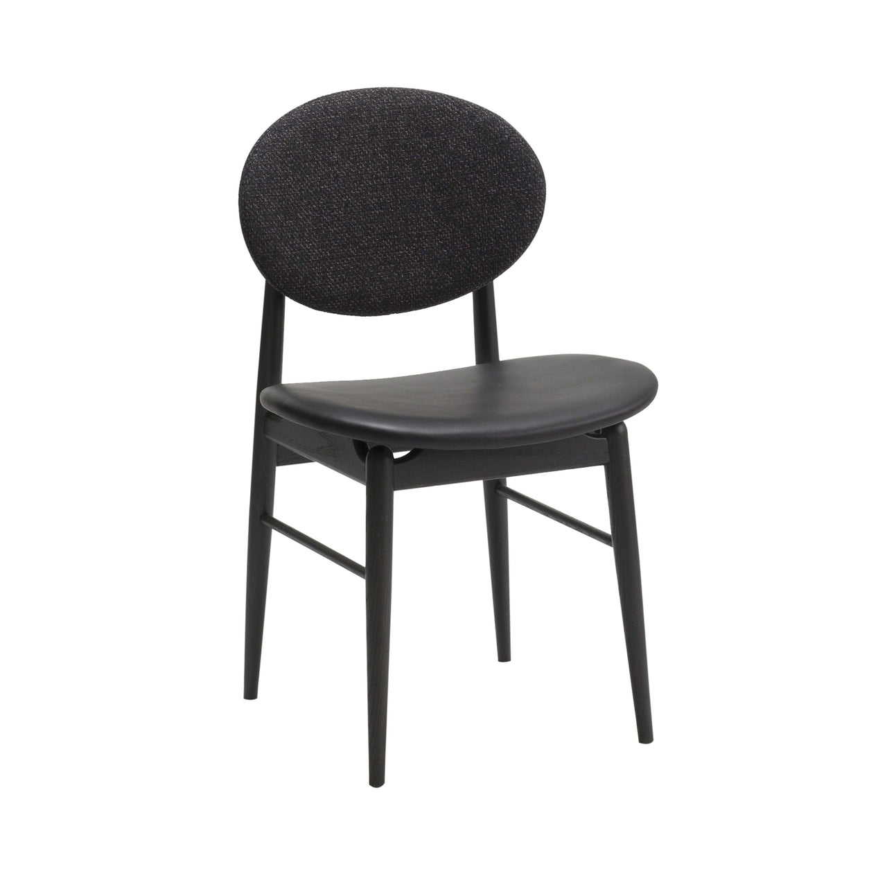 Outline Seat + Back Upholstered Chair: Set of 2