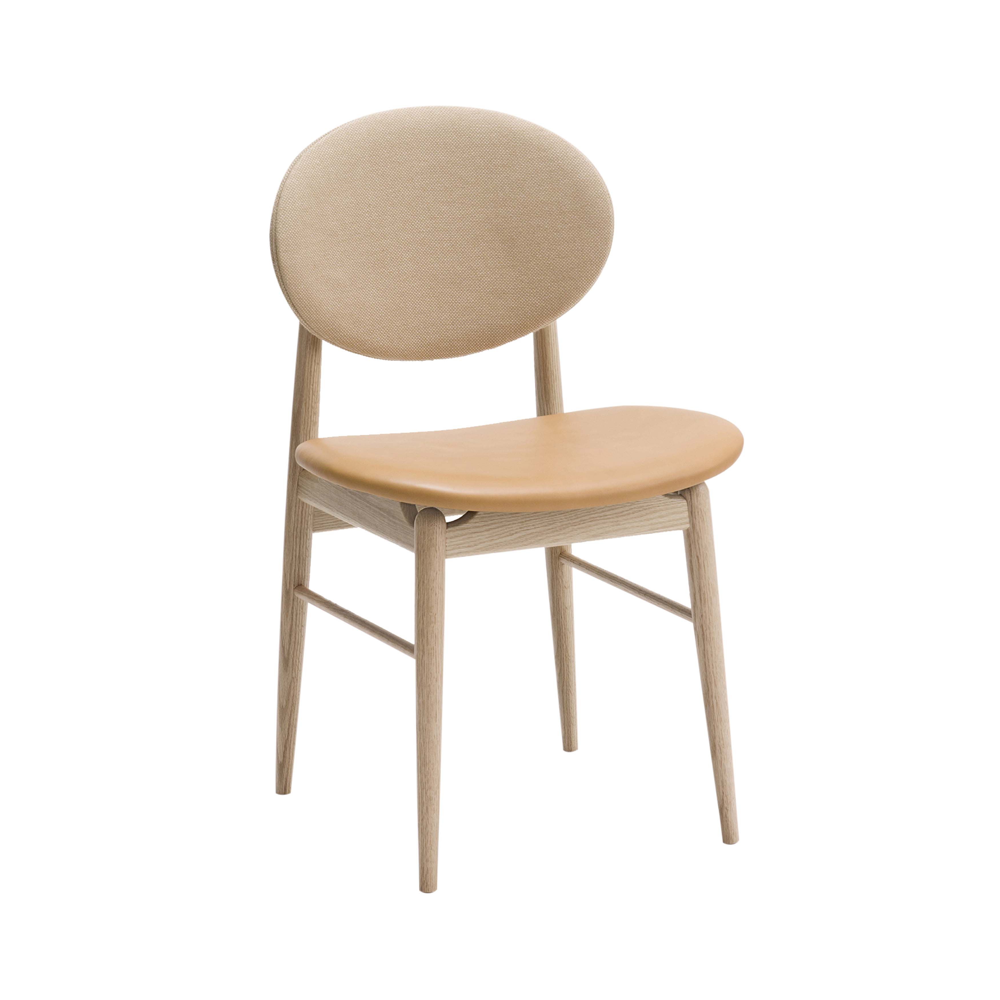 Outline Seat + Back Upholstered Chair: Set of 2