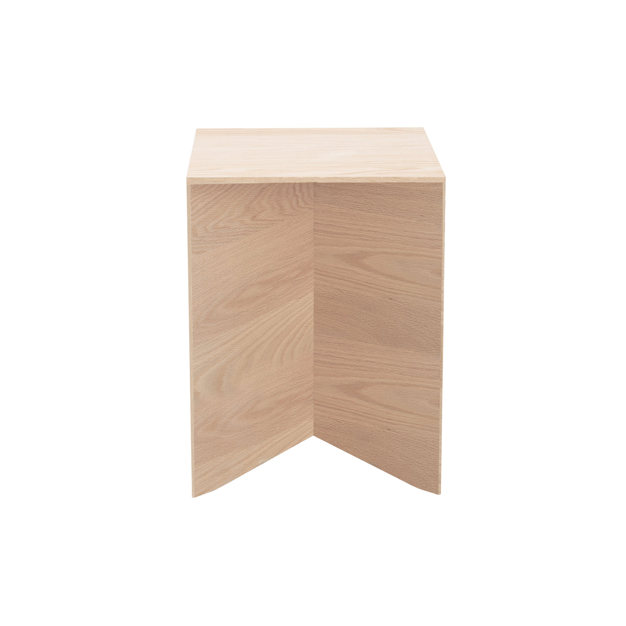 Paperwood Side Table: White Oak