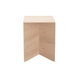 Paperwood Side Table: White Oak