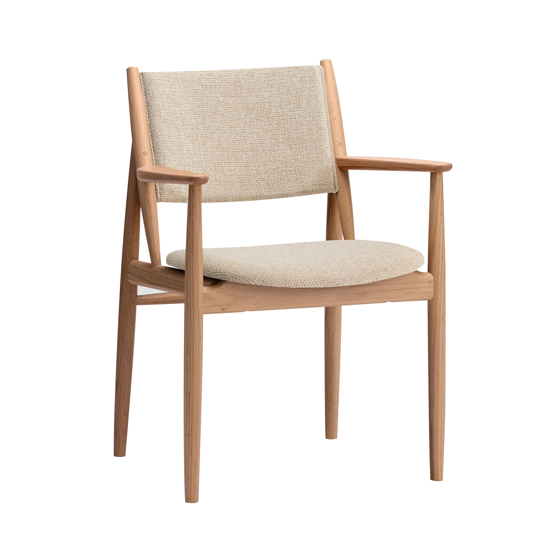 Summit Dining Chair: natural Oak + Baton B-IV