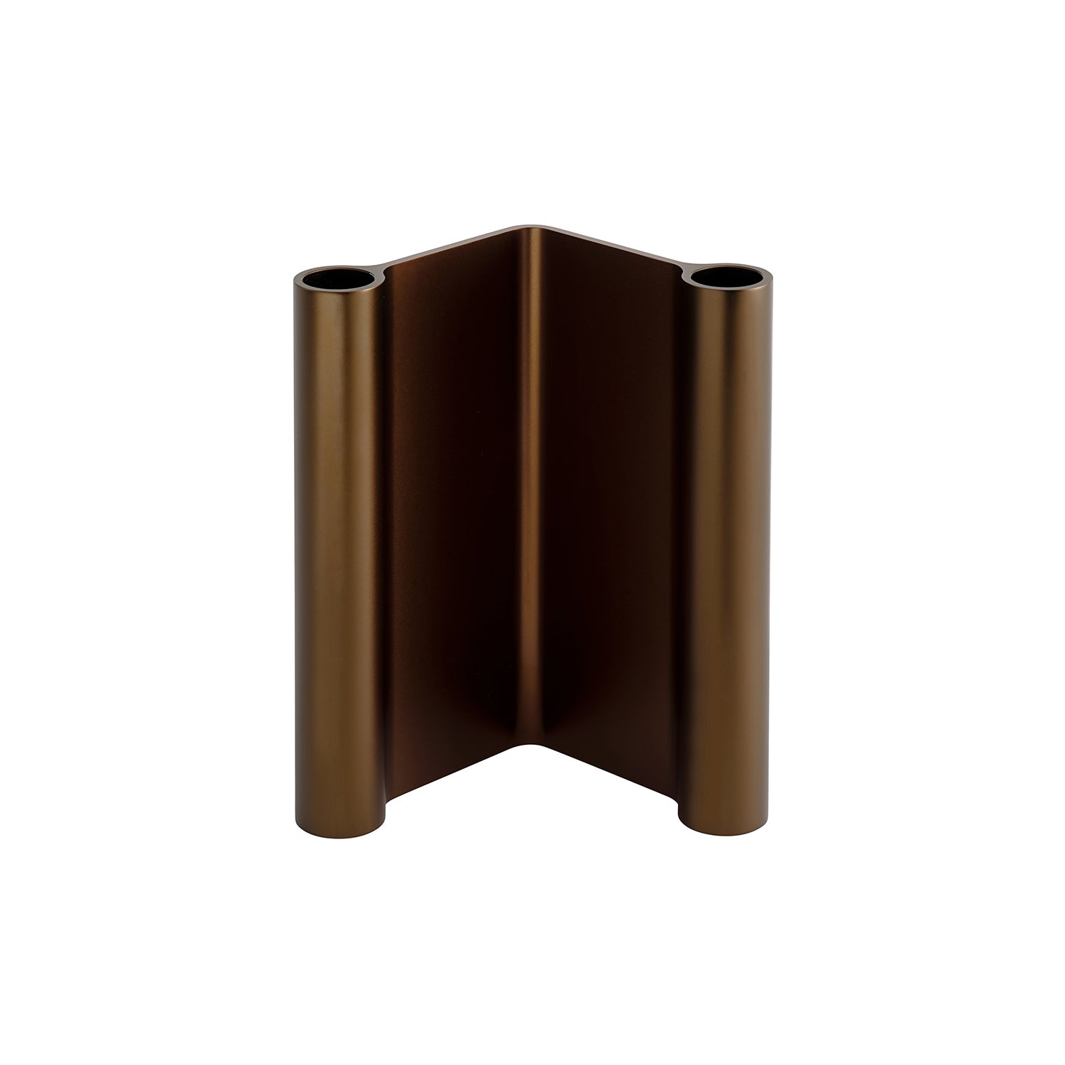 Pair Candleholder: High + Brown