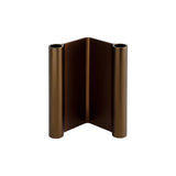 Pair Candleholder: High + Brown