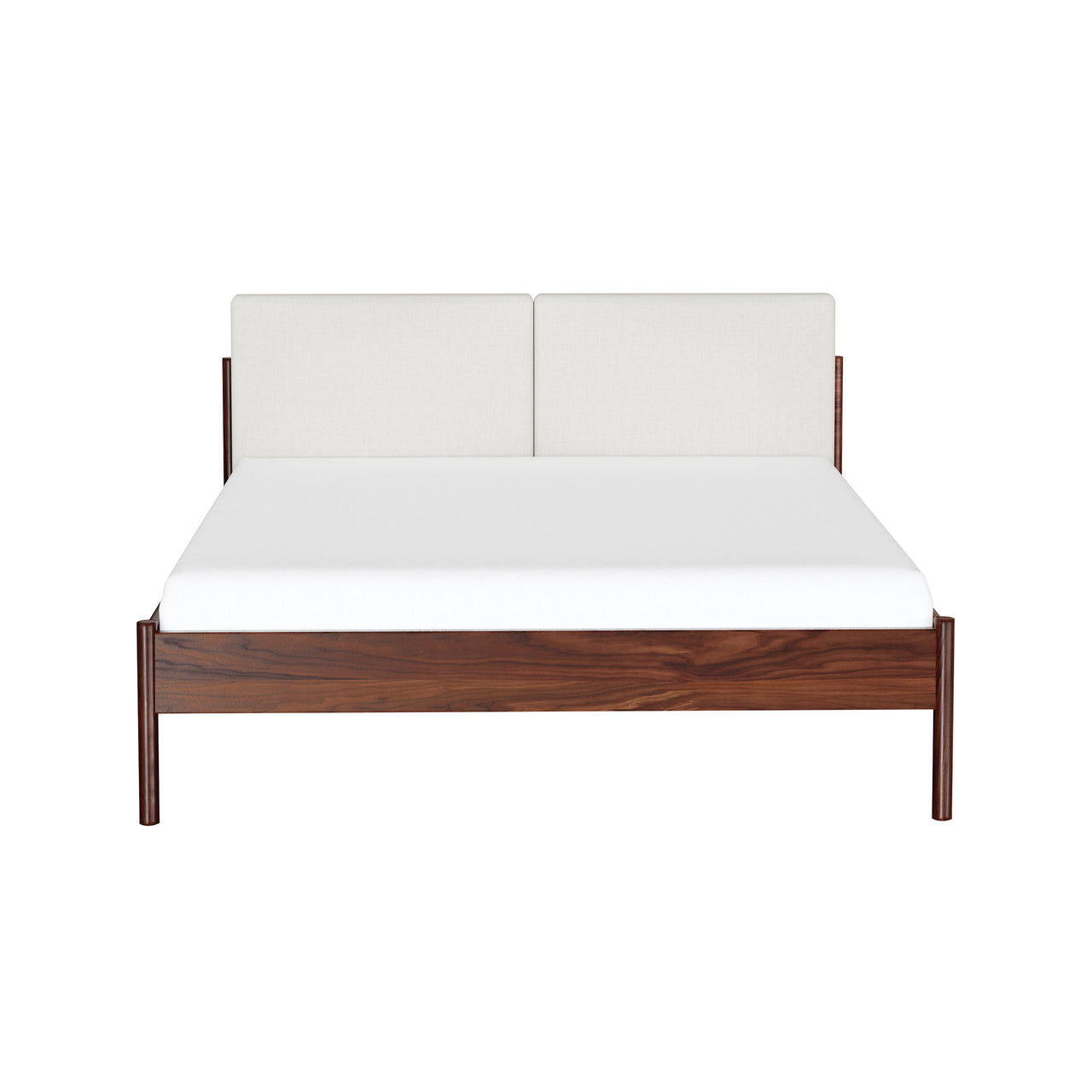 Pala Bed: Queen + Walnut