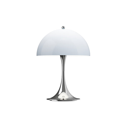Panthella 250 Portable Lamp: Chrome Opal Blue Grey
