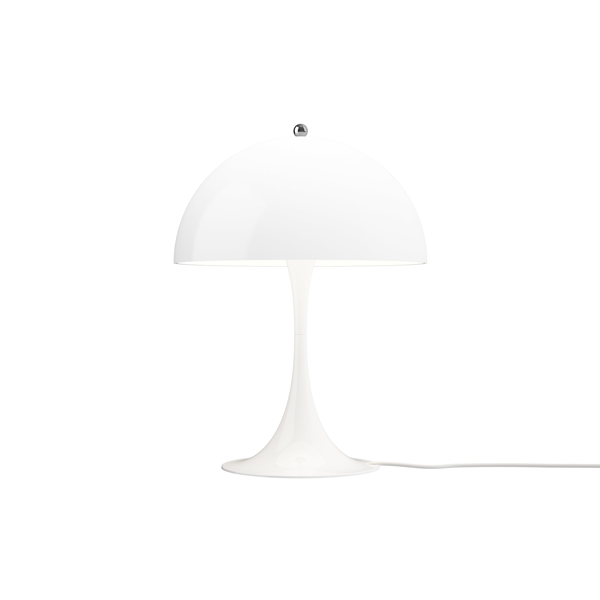 Panthella 320 Table Lamp: Opal White + White