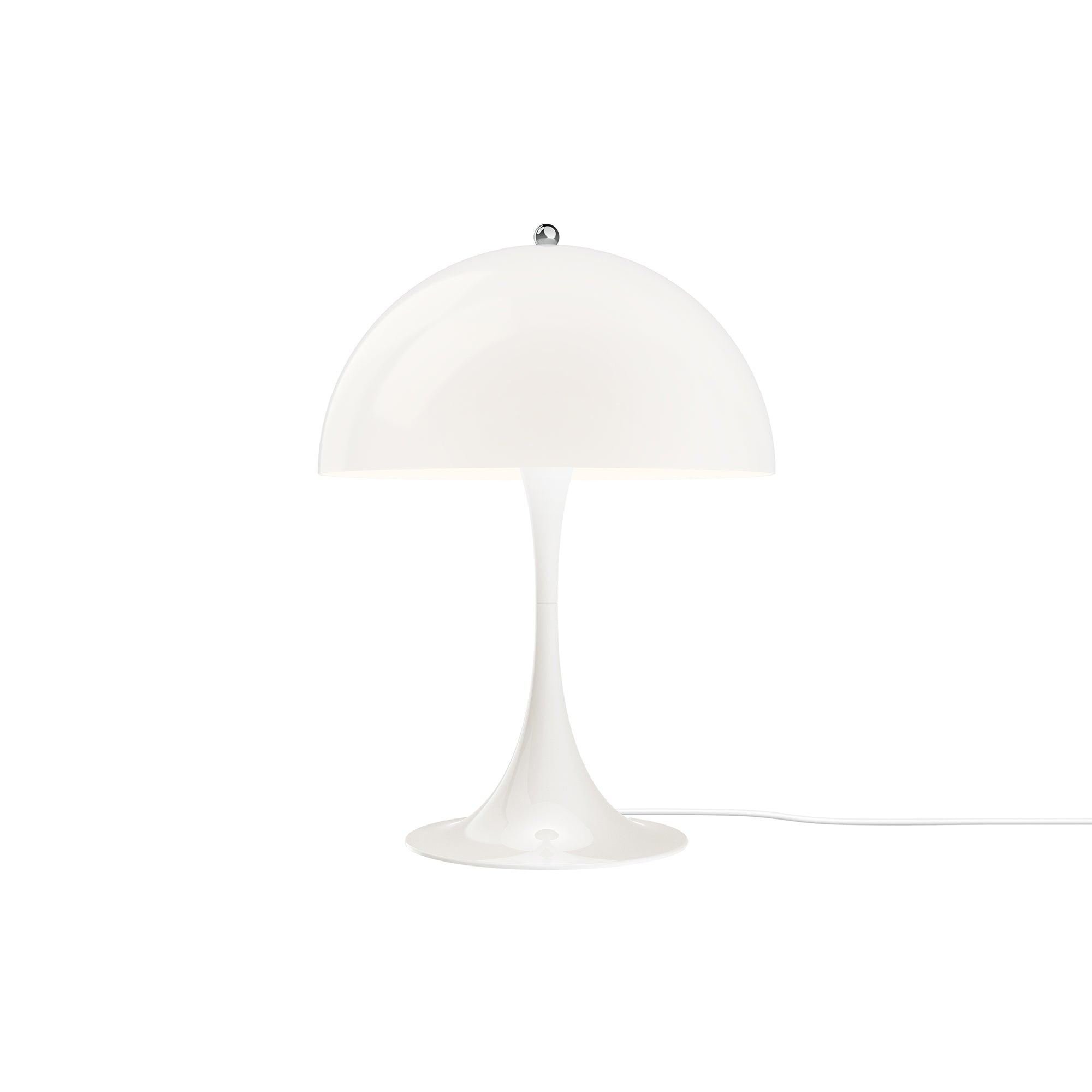 Panthella 320 Table Lamp: White Opal Acryl + White