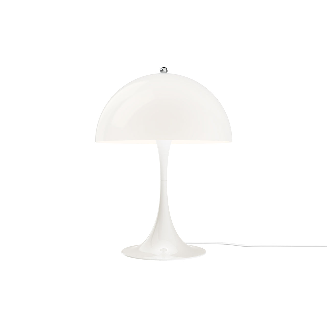 Panthella 320 Table Lamp: White Opal Acryl + White