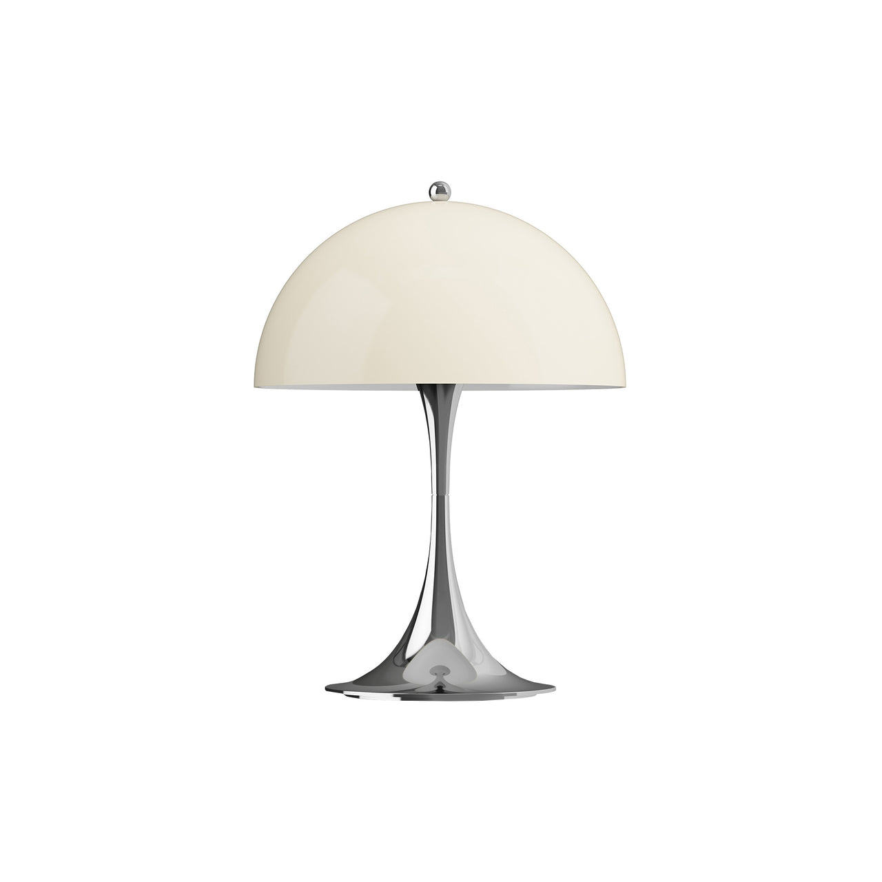 Panthella 250 Portable Lamp: Chrome Opal Beige