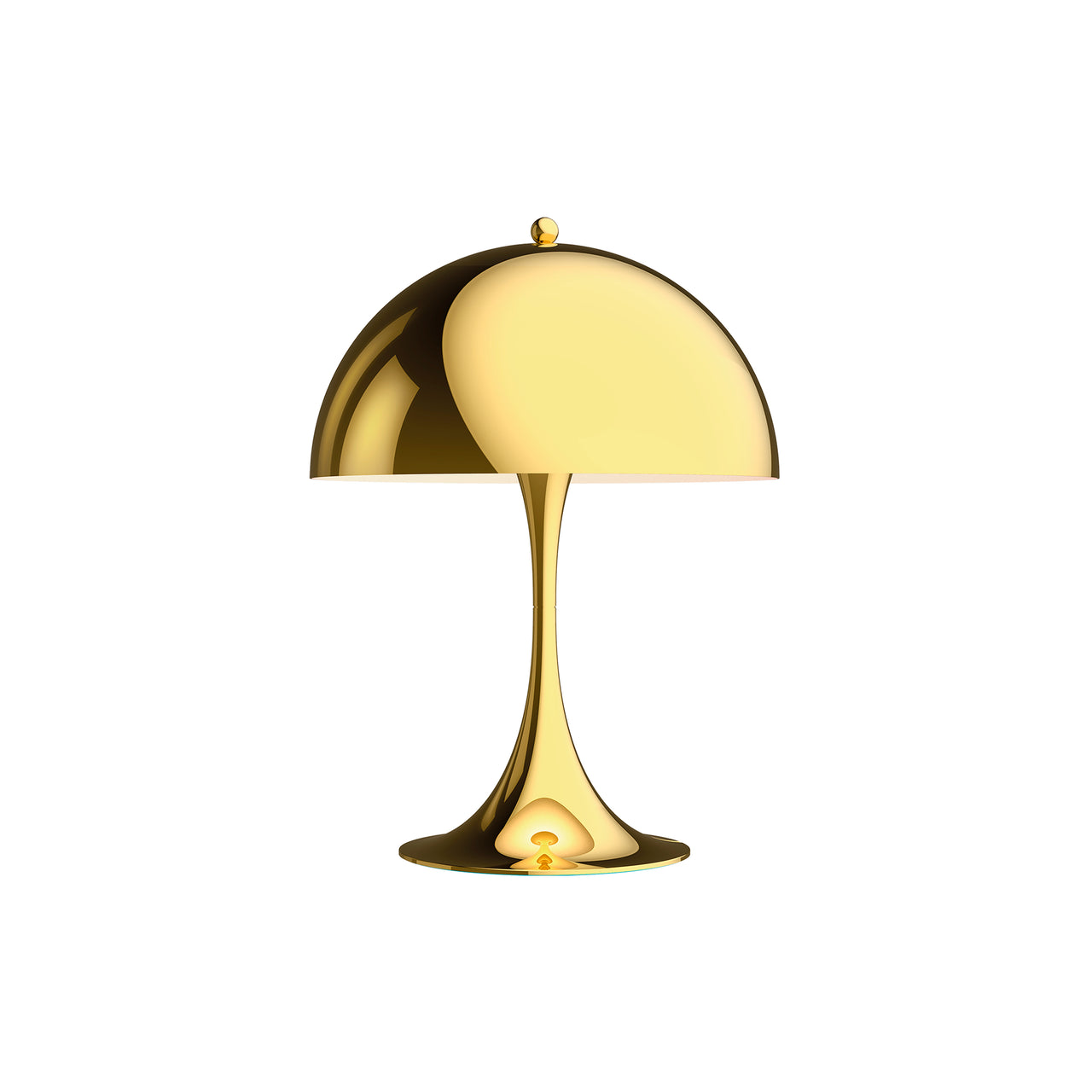 Panthella 250 Table Lamp: Metallised Brass