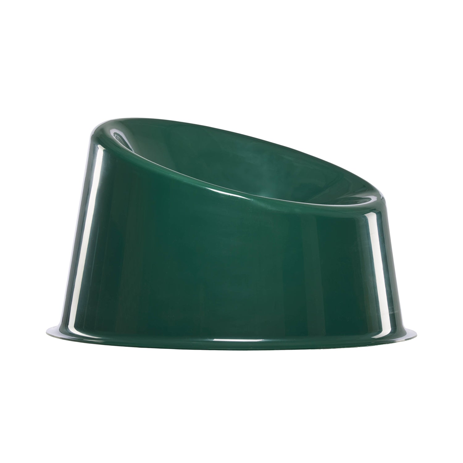 Panto Pop Stacking Lounge Chair: Dark Green