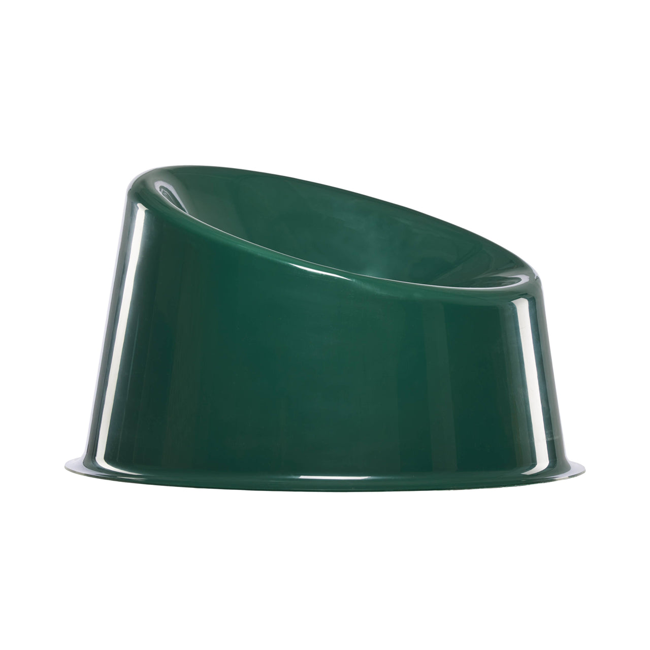 Panto Pop Stacking Lounge Chair: Dark Green