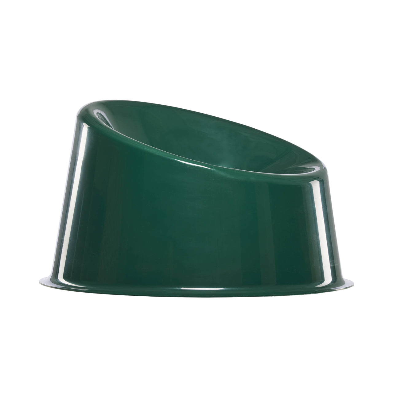 Panto Pop Stacking Lounge Chair: 
Dark Green