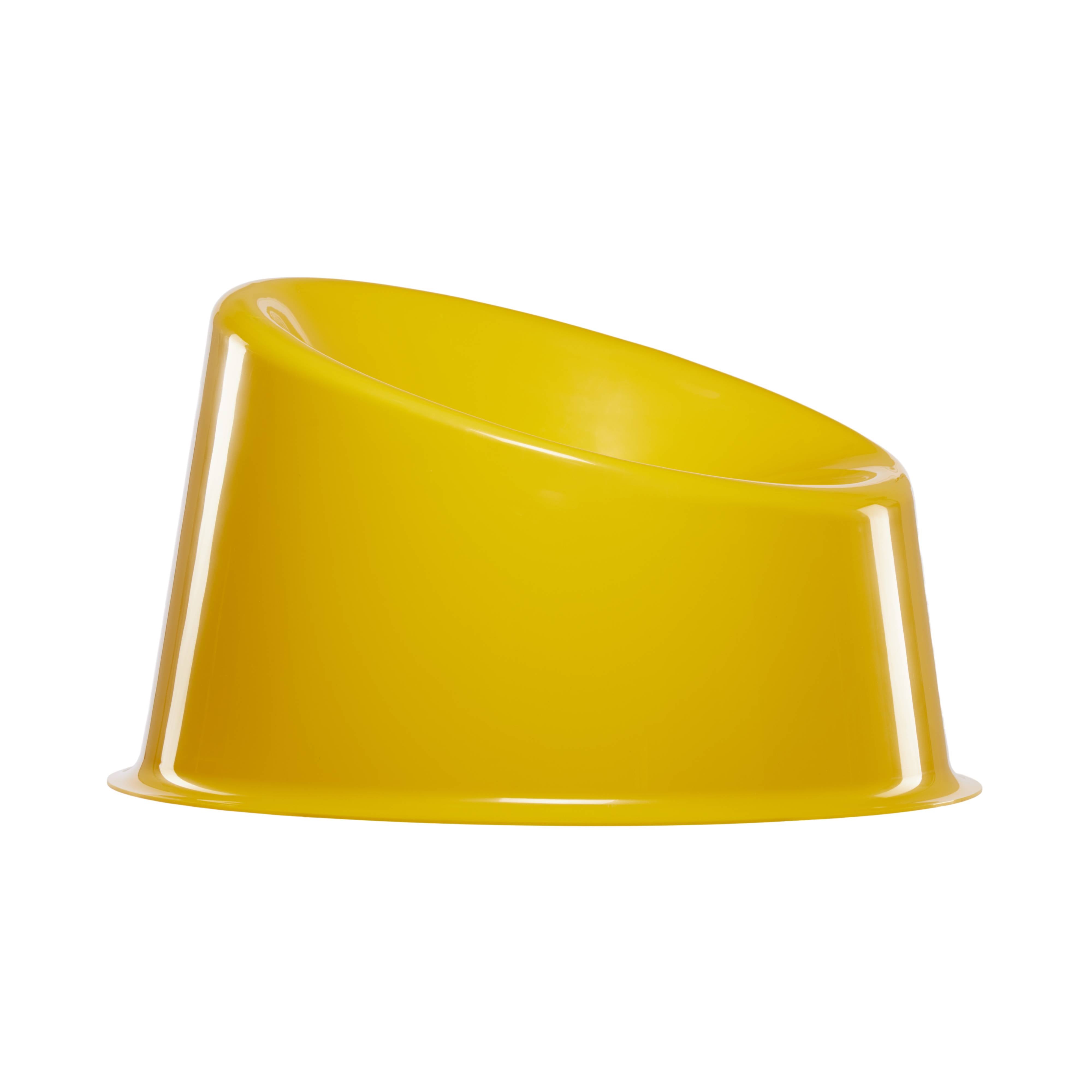 Panto Pop Stacking Lounge Chair: Yellow