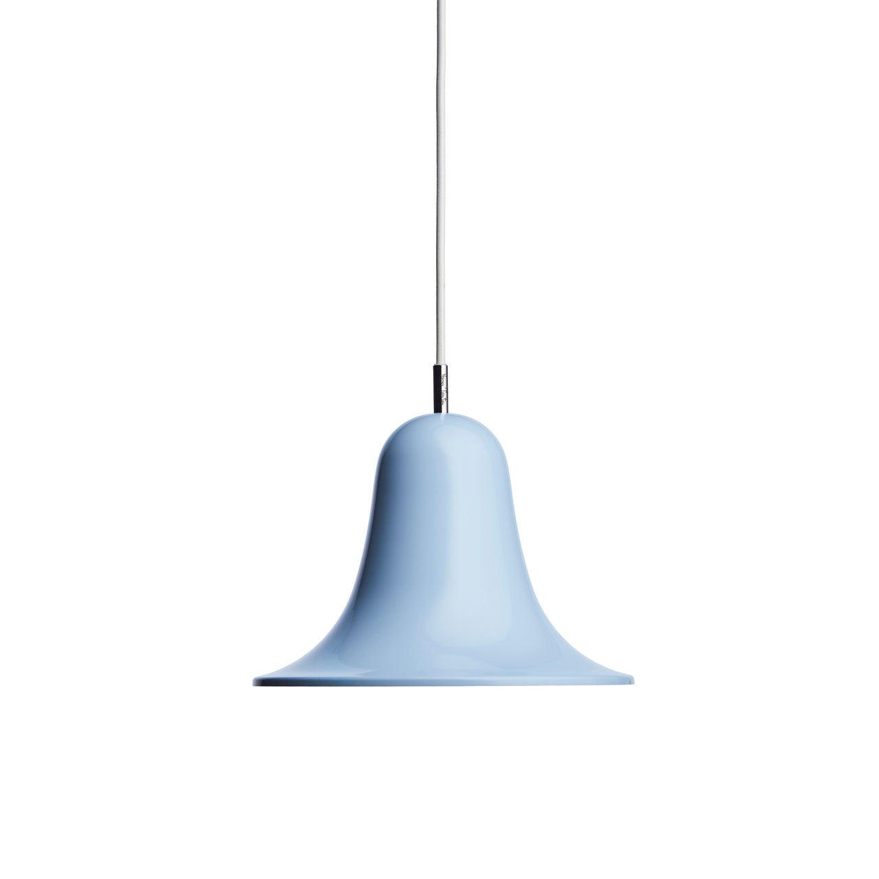 Pantop Pendant Light: Small + Light Blue + White