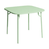 Week-End Square Dining Table: Pastel Green