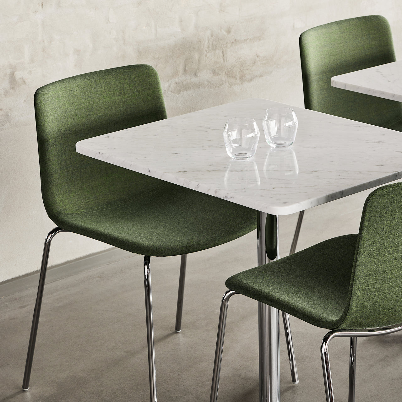 Pato 4 Leg Chair: Stacking + Fully Upholstered + LS