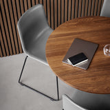 Pato Sledge Chair: Stacking + Fully Upholstered + LS