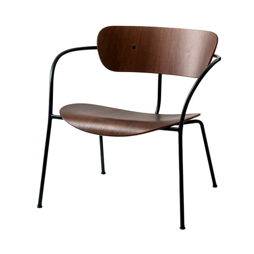 Pavilion Lounge Chair: AV5 + Lacquered Walnut