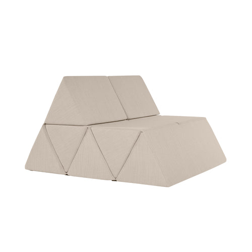 Peaks Seater Sofa: Outdoor + Sand
