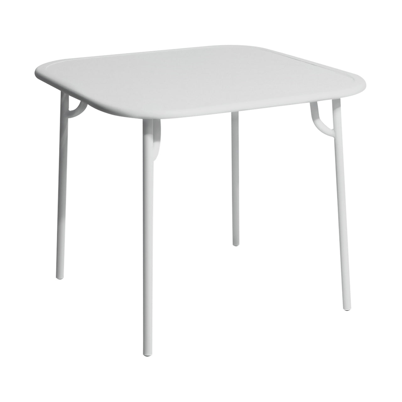 Week-End Square Dining Table: Pearl Grey