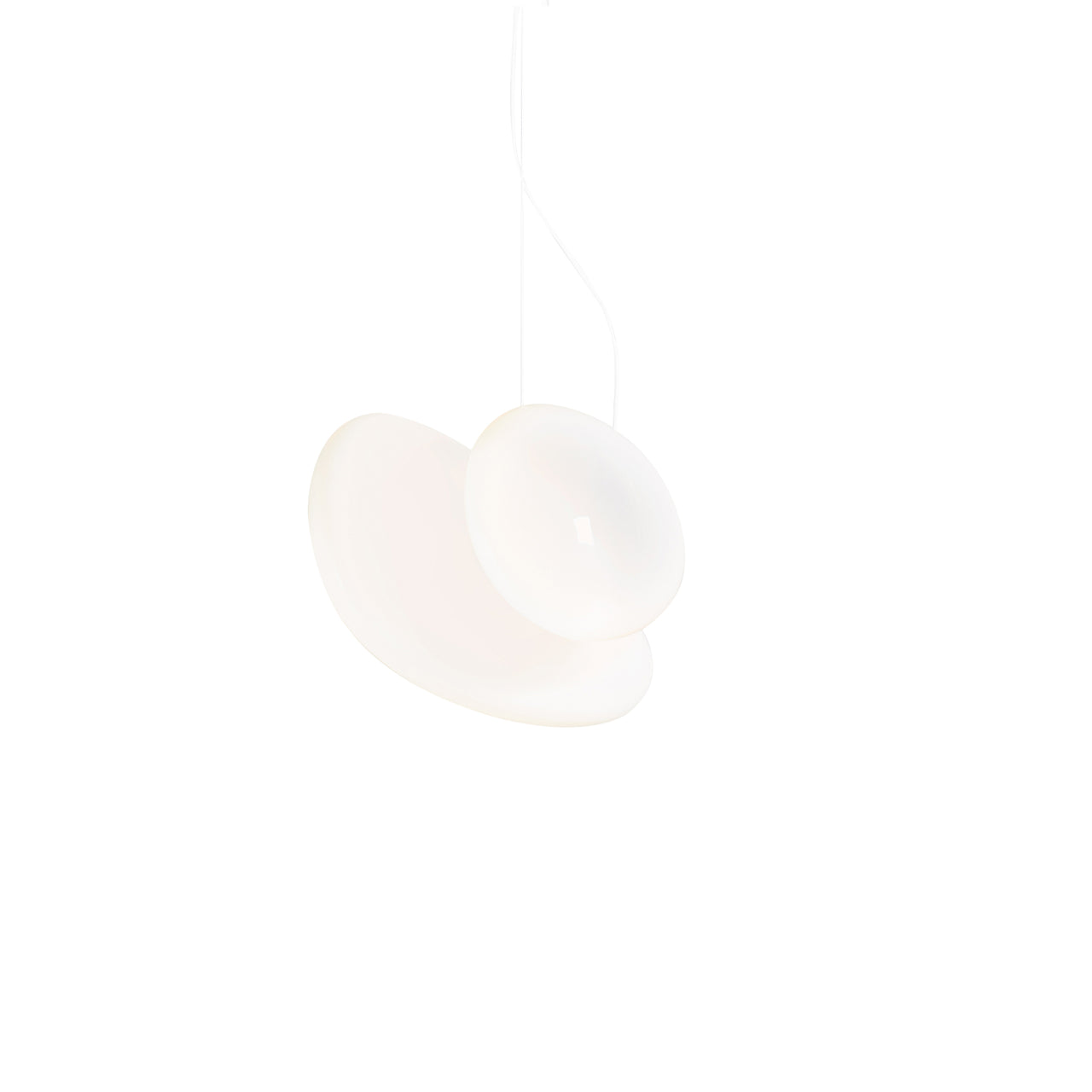 Pebble Pendant Light: B + Pearl + Pearl
