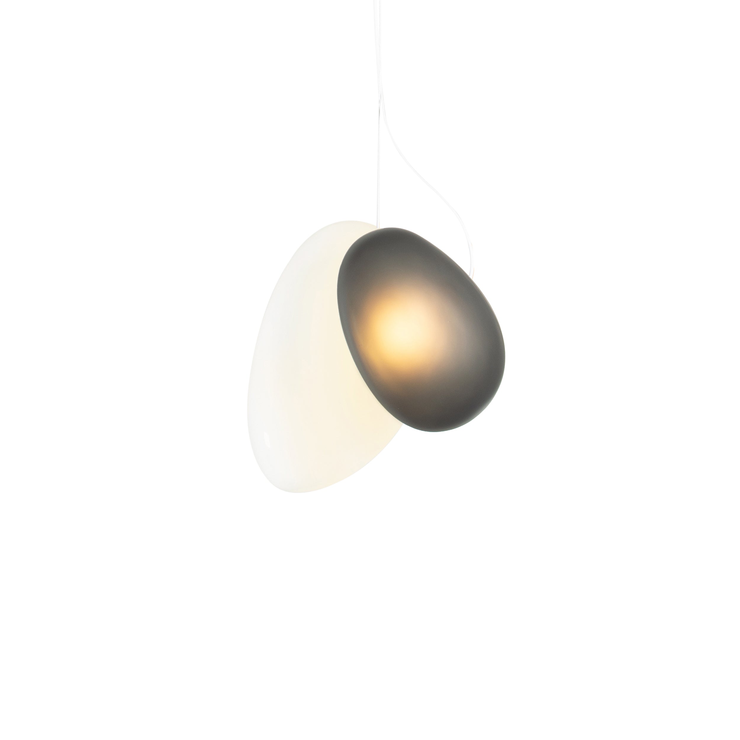 Pebble Pendant Light: B + Pearl + Slate
