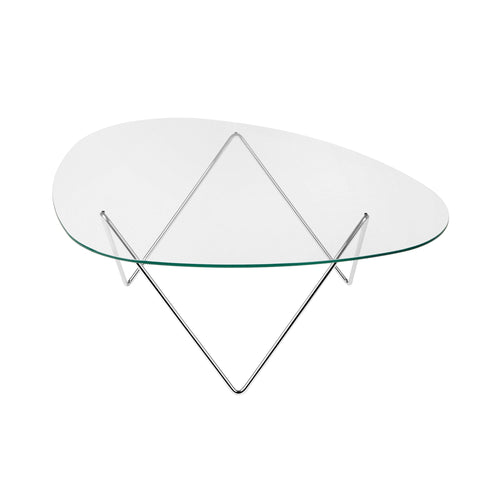 Pedrera Coffee Table: Chrome