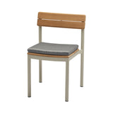 Pelagus Stacking Chair: Light Ivory + With Ash Cushion