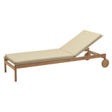 Pelagus Sunbed: Without Armrest + With Honey Yellow Cushion