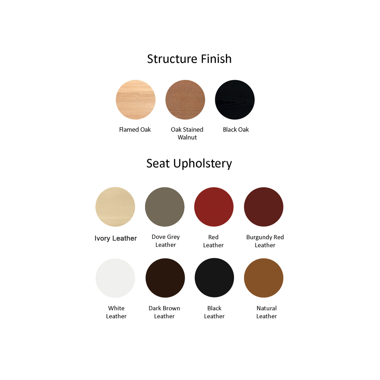 Pelleossa Armchair: Seat Upholstered