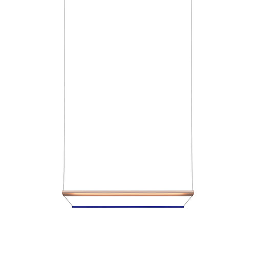 Tier 150 Pendant Light: Anodized Copper + Sapphire