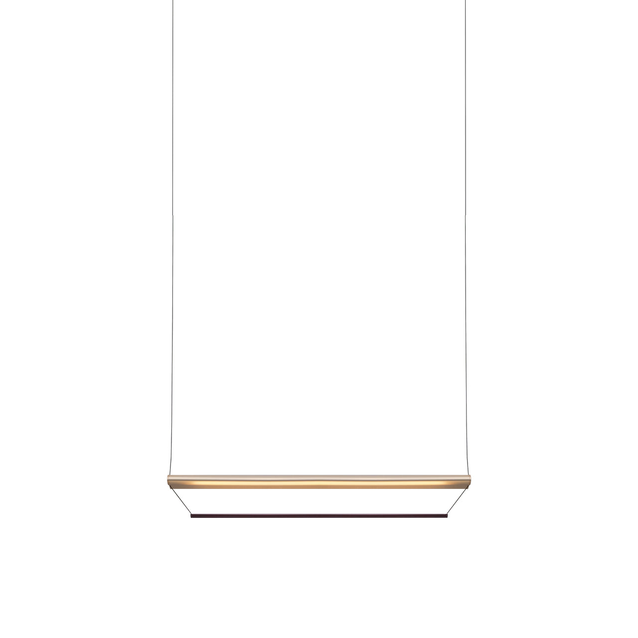 Tier 100 Pendant Light: Anodized Gold + Amethyst