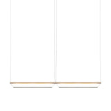 Tier 150 Horizontal Pendant Light: 2H + Anodized Gold + Emerald