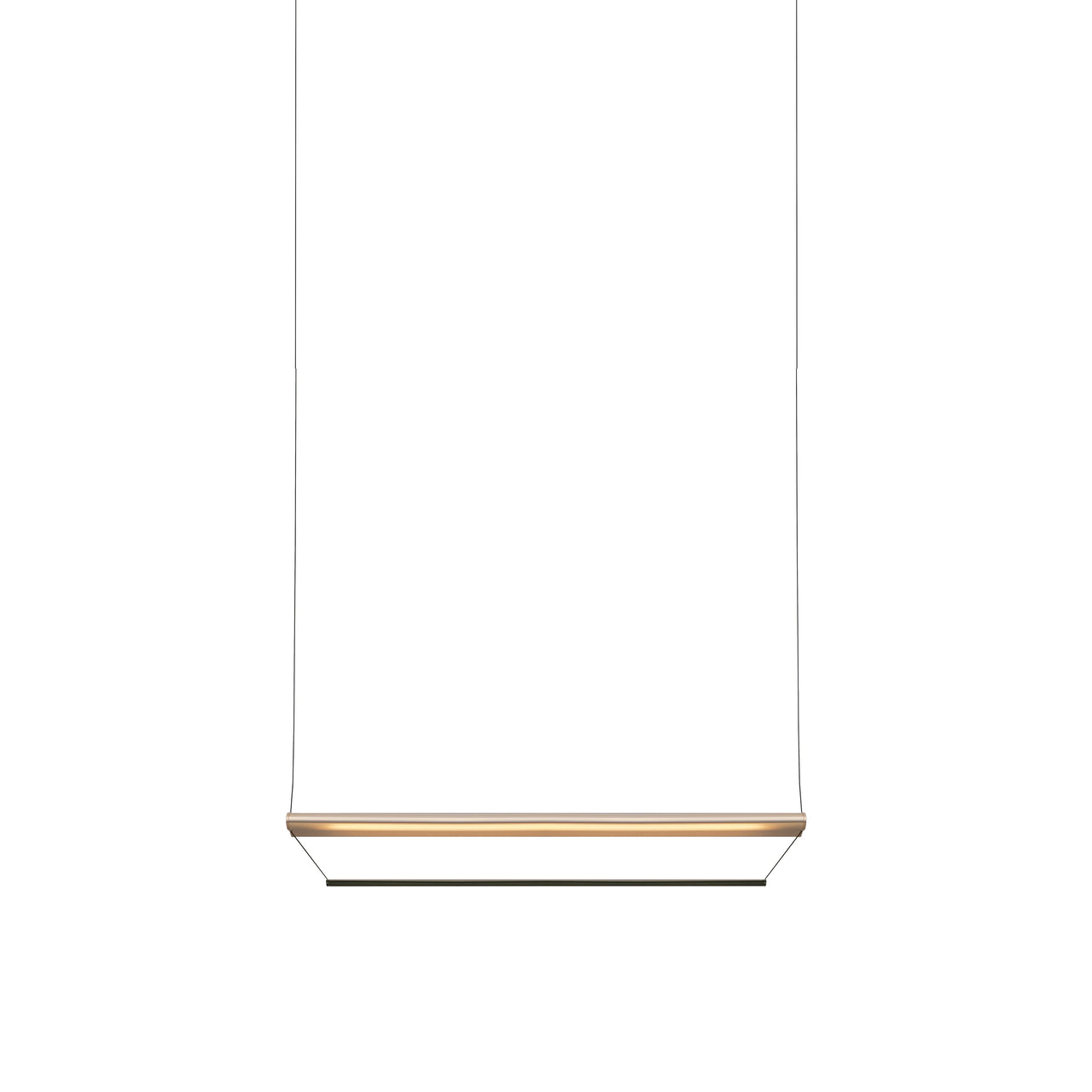 Tier 100 Pendant Light: Anodized Gold + Emerald