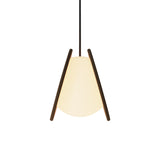 Pendulum Pendant Light: Walnut