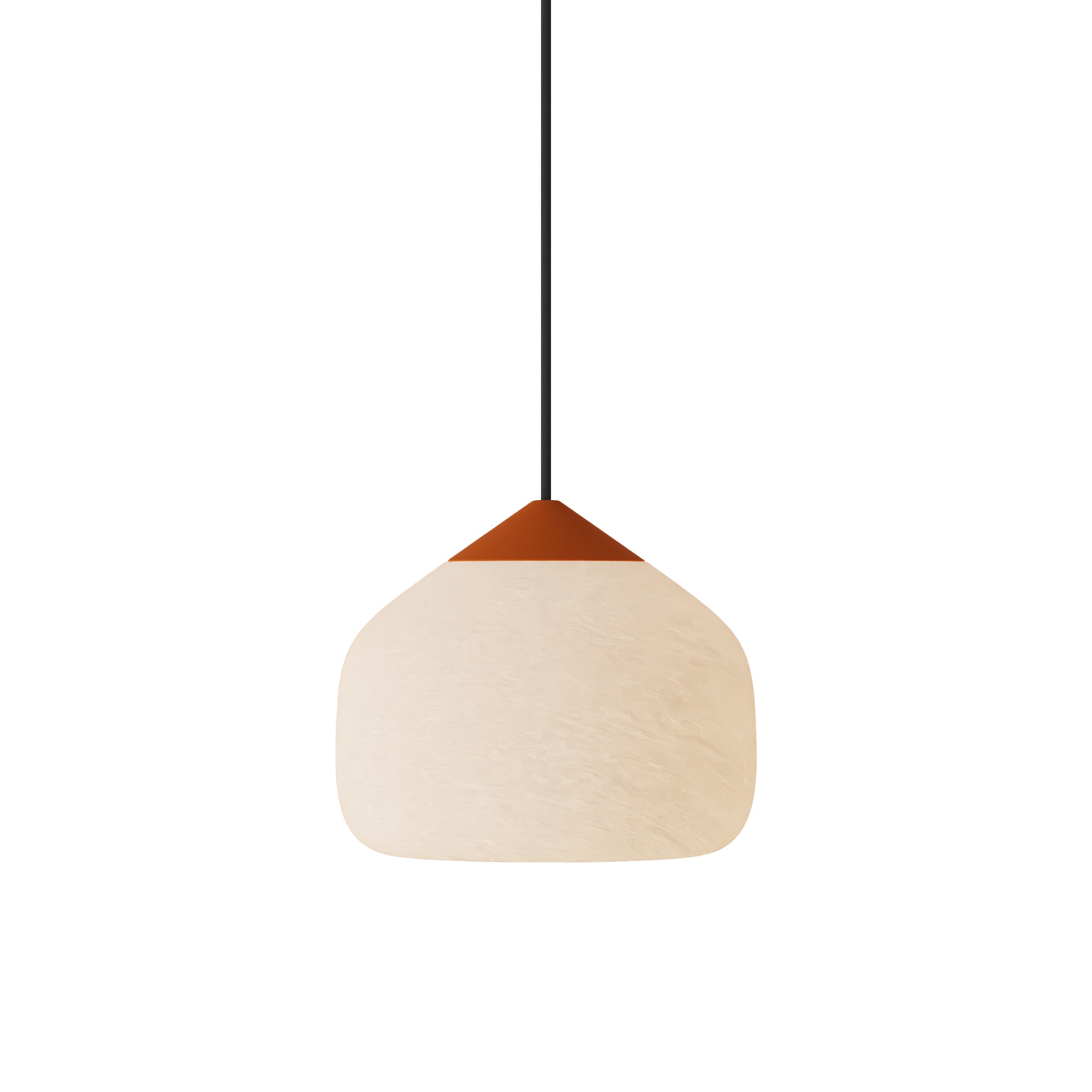 Goby Pendant Light: Large + Persimmon