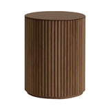 Petit Palais Side Table: High + Chestnut Stained Ash + Chestnut Stained Ash
