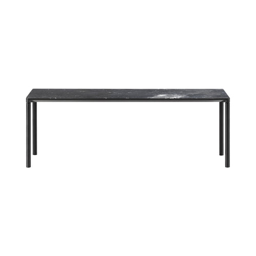 Piloti Alu Table: Extra Large + High + Black Marquina + Black
