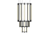 Pipeline 11 Chandelier: Black