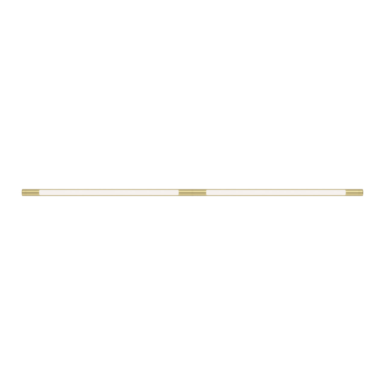 Pipeline 125.2 Ceiling/Wall Light: Brass + Brass